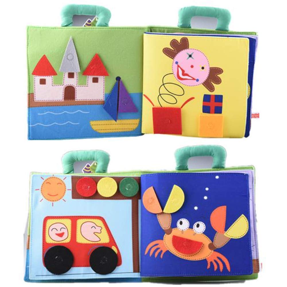 知育 布絵本 布おもちゃ Amazon.co.jp: beiens 布絵本 布のおもちゃ 赤ちゃん 洗える