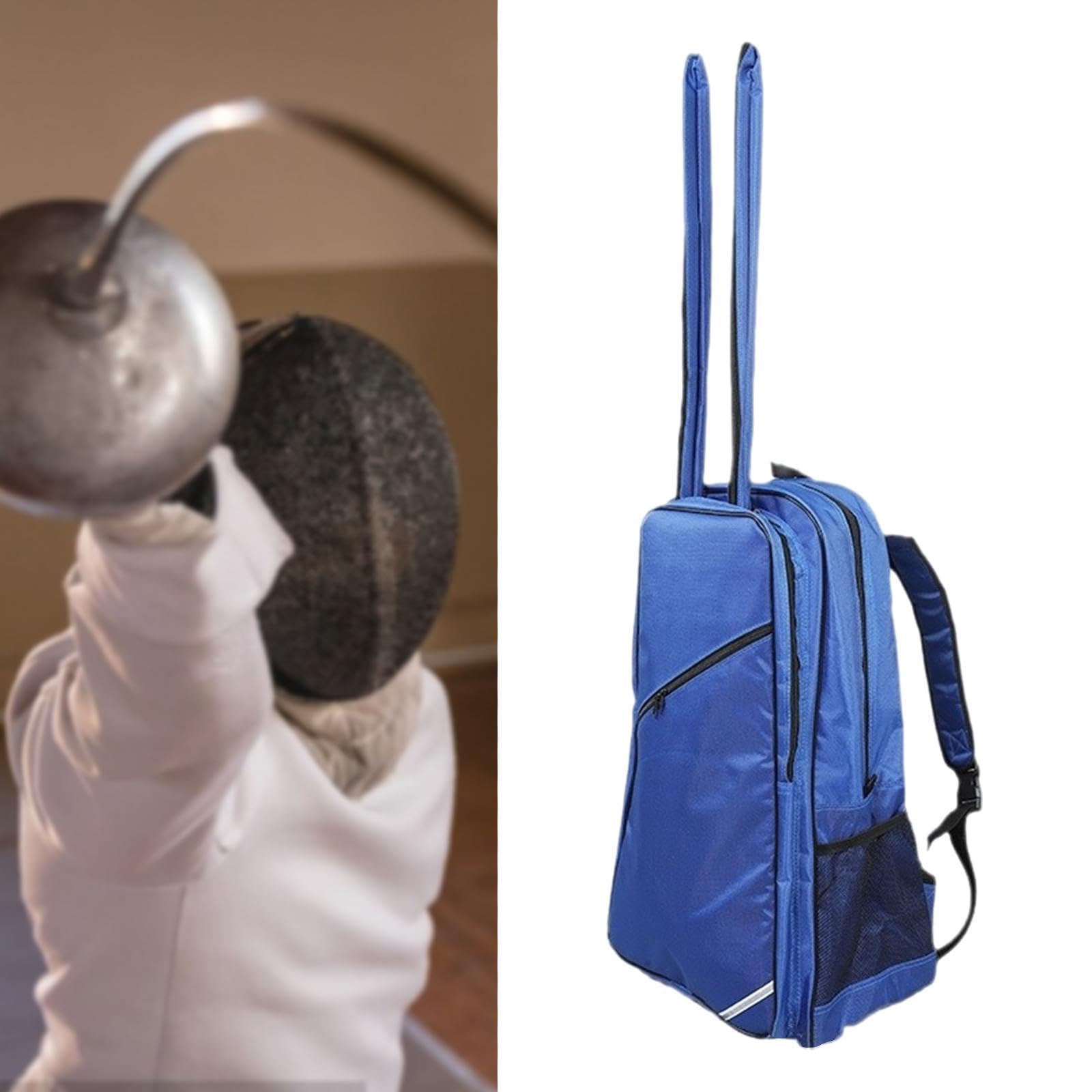 kowaku Bolsa de esgrima Mochila de esgrima con Correa de Hombro Ajustable Práctica Bolsa de Mano para Llevar