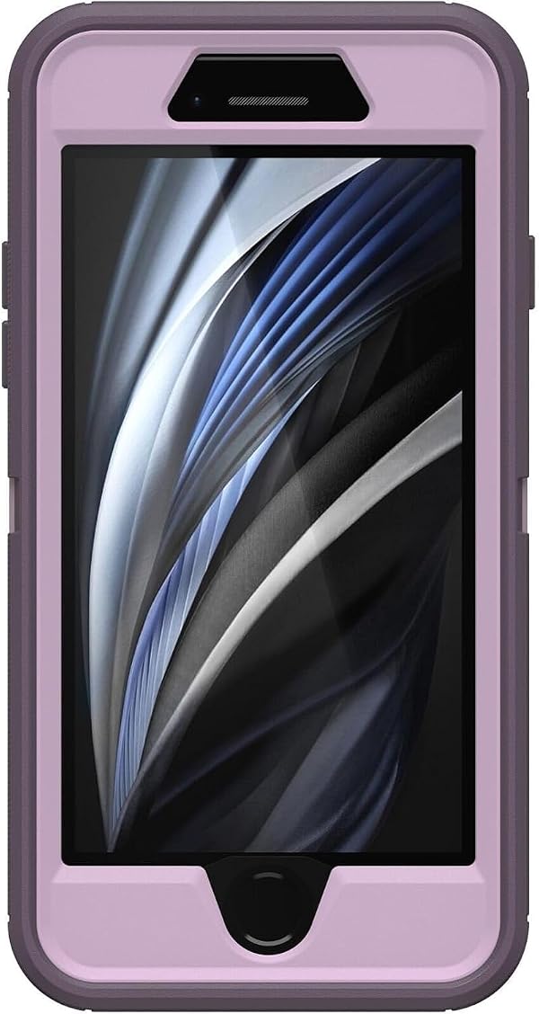 OtterBox Defender Series Case for iPhone SE (3rd and 2nd gen) and iPhone 8/7 - Purple Nebula (Winsome Orchid/Night Purple) by OtterBox - Used condition - US$24.95