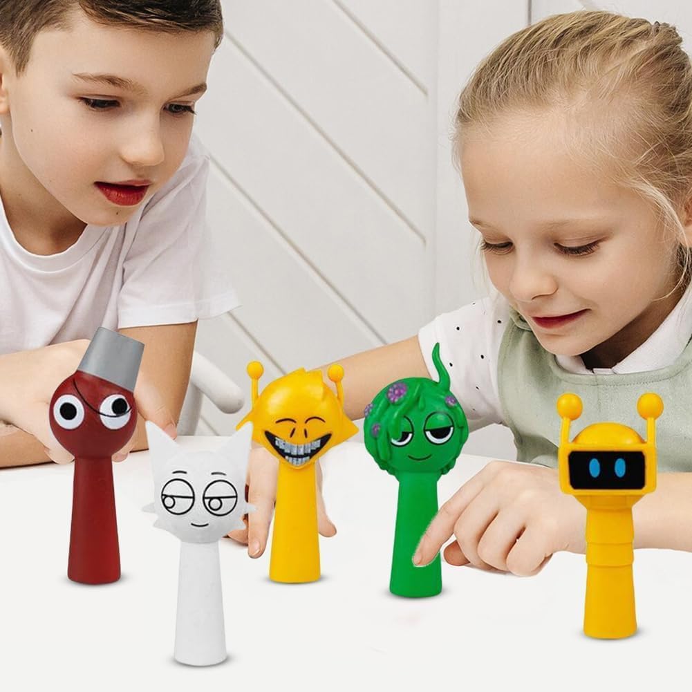 Set De 12 Figuras Móviles S-prunki – Inspiradas En Juegos, Coloridas, De ABS, Regalo Ideal Para Niños Y Adultos Desde 3 Años