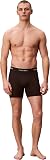 Calvin Klein Men’s 3 Pack Stretch Boxer Briefs, Black (Black W Black Wb), S - 4