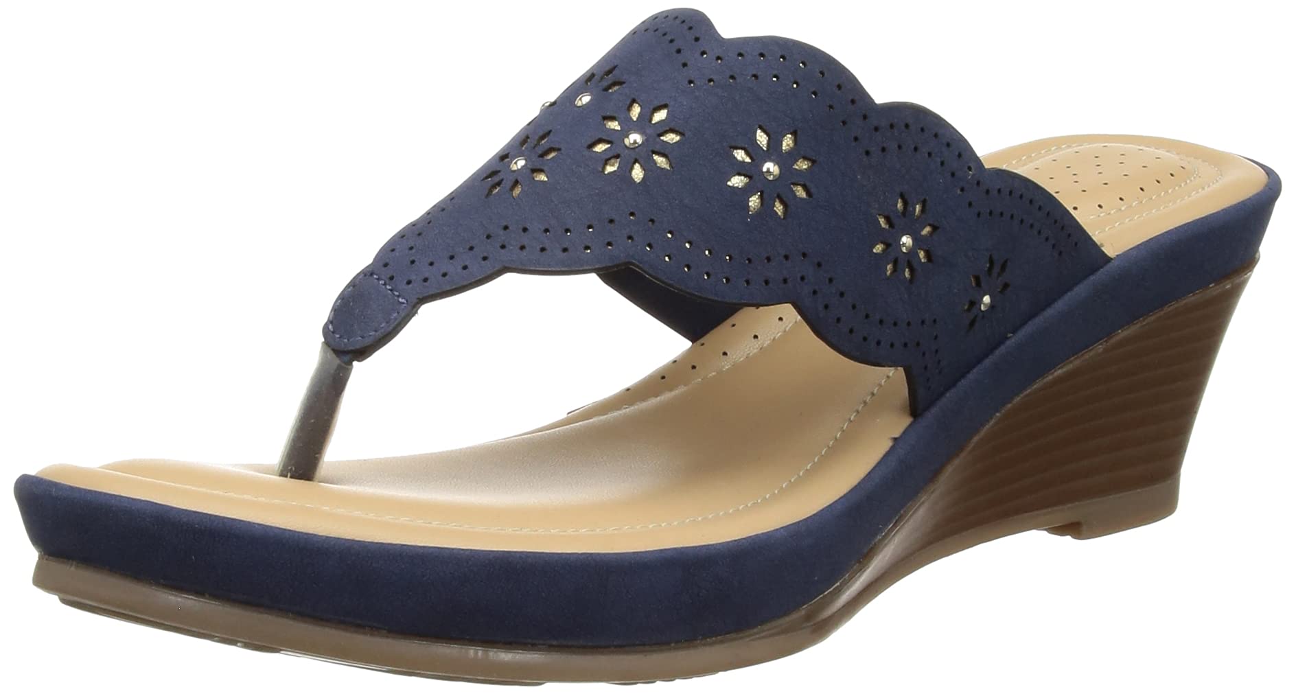 Bata Womens FLAIRE Thong Blue Slipper-4 Kids UK (7719088) (B091Q7J66F) Amazon Price History, Amazon Price Tracker