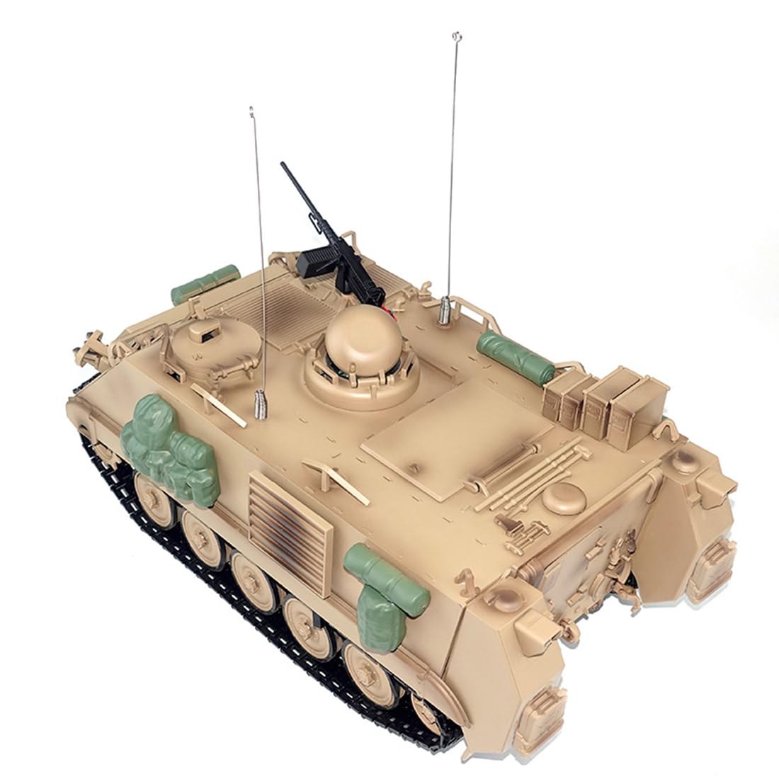 Transporte blindado de personal a escala 1/16 M311A2 RC, vehículo a control remoto totalmente proporcional de 2.4 G con humo realista, sonido y luces, regalo para adultos, adolescentes, simulación y
