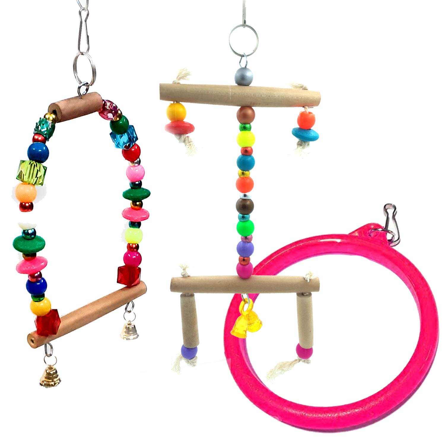 Jainsons Pet Products Bird Swing and Chew Toys Bird Toys Best for Love Bird, Parrot, Parakeet, Budgie, Cockatiel pet Birds. Combo Pack of 3 Toys (B08S3VHTHQ) Amazon Price History, Amazon Price Tracker