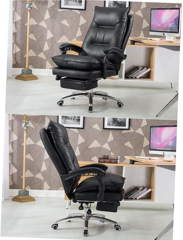 Moderna Sedia Da Ufficio Reclinabile In Pelle Con Meccanismo Di Sollevamento E Girevole, Comoda Sedia Da Ufficio Con Schienale Alto, Sedia Ergonomica Per Computer, Per Gaming O Postazione Di Lavoro I