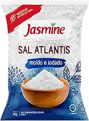 Jasmine Sal Atlantis Moído e Iodado 1kg