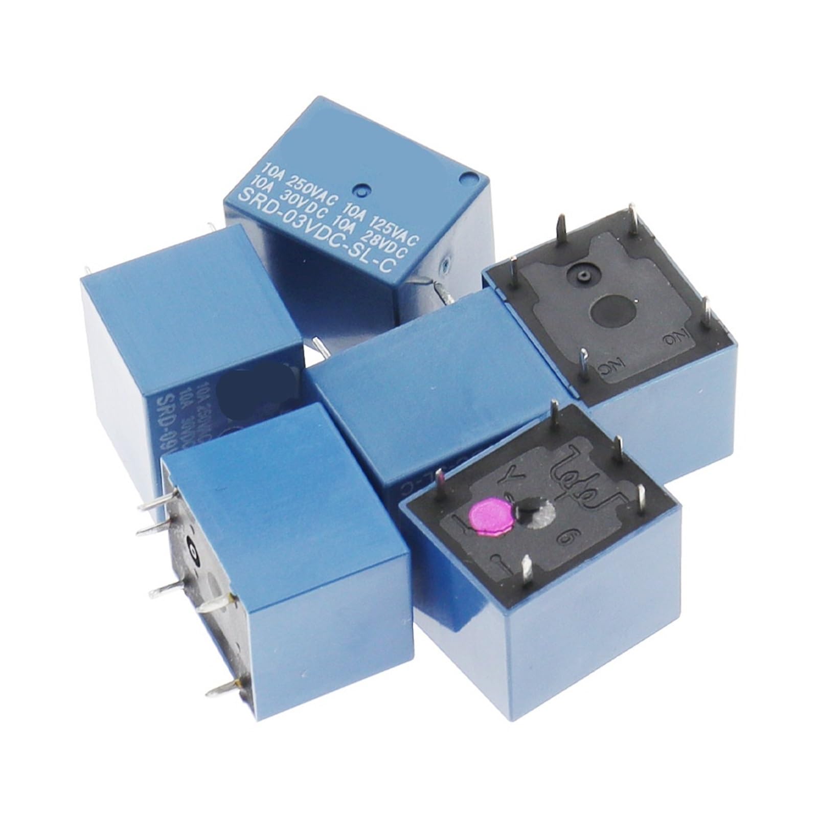 Relais SRD-05VDC-SL-C 10A haute performance pour isolation et commande de puissance - 4