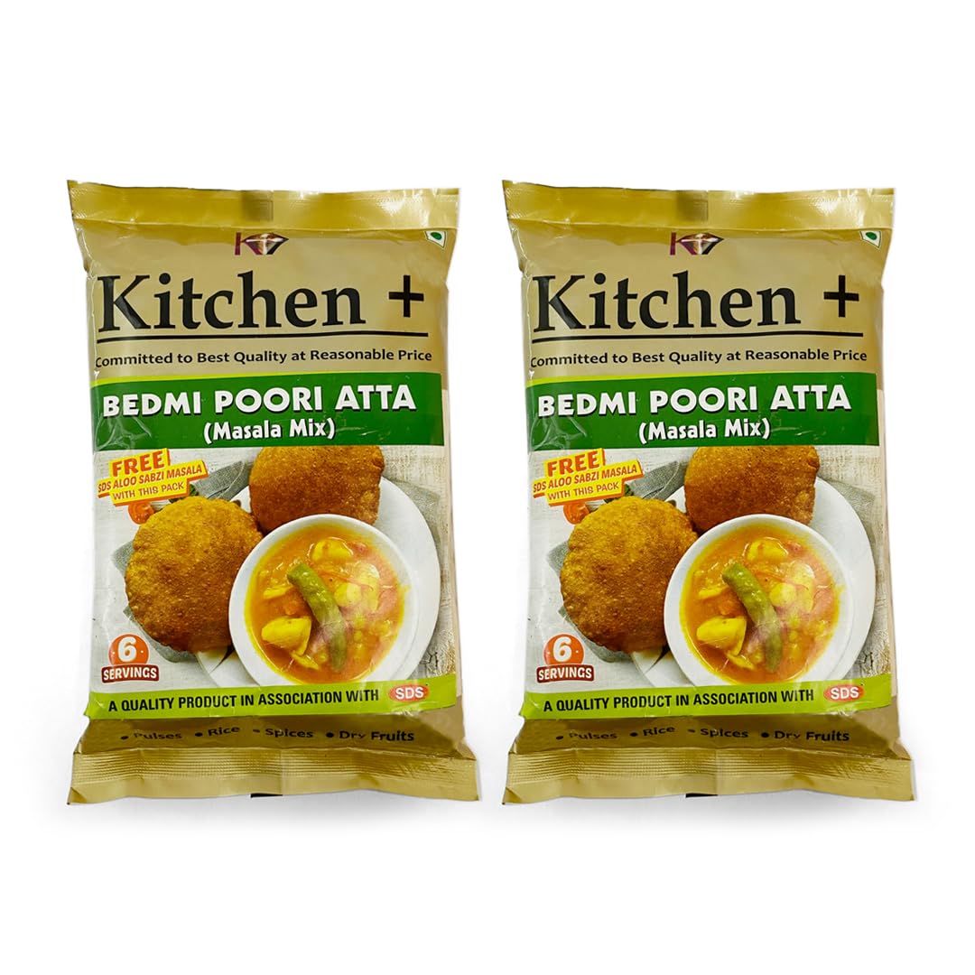 SDS Bedmi Poori Atta with Aloo Sabzi Masala: Authentic North Indian Comfort -Pack of 2 (B0CJBZF3QP) Amazon Price History, Amazon Price Tracker
