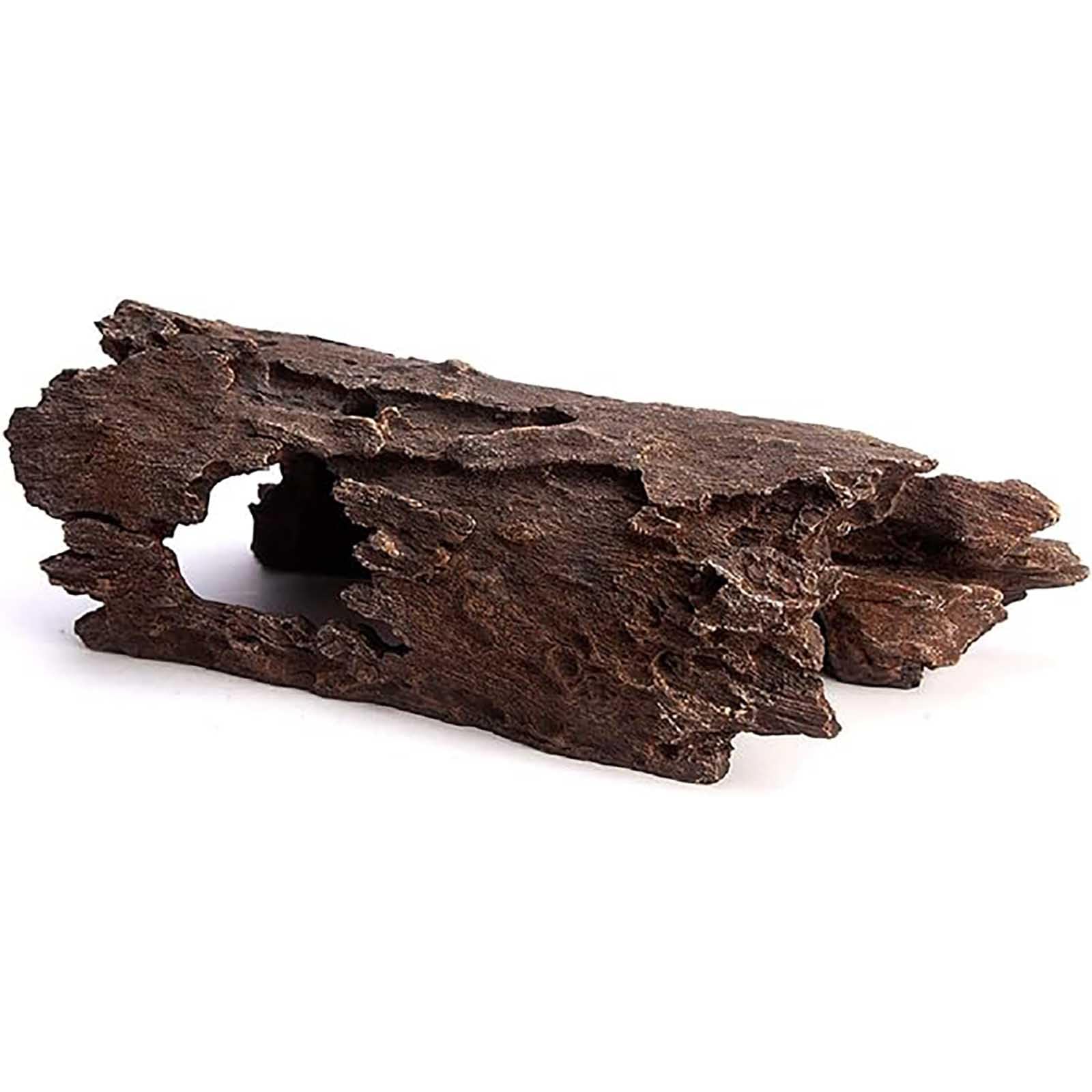 Tazweeq Reptile Hideout, Extra Large Hollow Logs for Aquariums or Fish Tanks, Fish Tank Accessories, Naturally Beautiful Habitat Platforms.