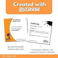 Vista 4 de ? WORD TEASERS Escuela Intermedia - Juego de vocabulario para niños de 10-13 años - Divertidos iniciadores de conversación familiar