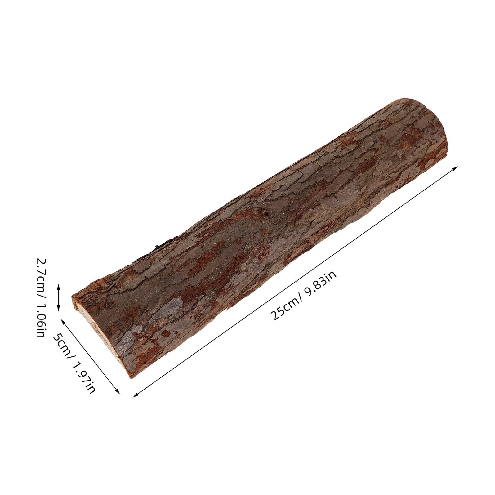 Toyvian Tronchi Rustici Realistici Ceppi di Fuoco Decorativi in Legno Marrone 10 Pezzi e Atmosfera Accogliente per Decorazioni Natalizie da Party e Display
