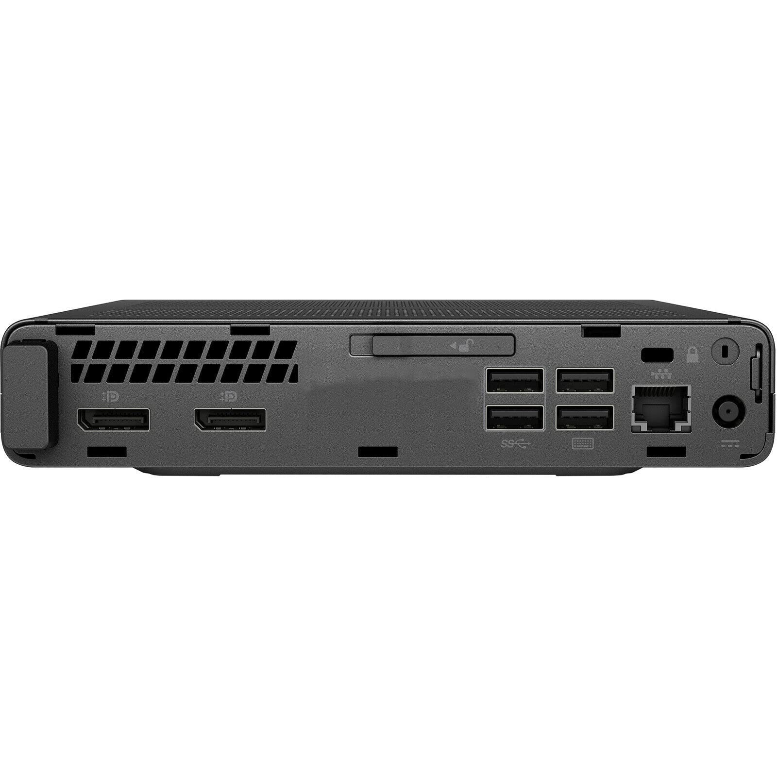 HP PC Computer Desktop EliteDesk 800 G3 Mini, Processore Core i5-6400T, Memoria Ram 8GB SSD, Disco 240GB, Windows 11 Pro (Ricondizionato)