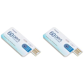 ZJchao Temperature Data Logger, 2 Packs Single Use Temperature Data Logger Disposable USB Temperature Recorder PDF Report Recorder Temperature Logger for Transport Storage Process