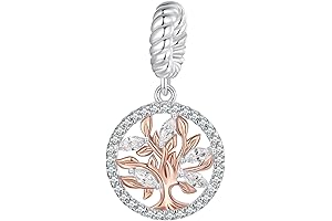 925 Sterling Silver Charm Bracelet Necklace Pendant Bead Mother's Day Gifts Fine Jewelry for Women