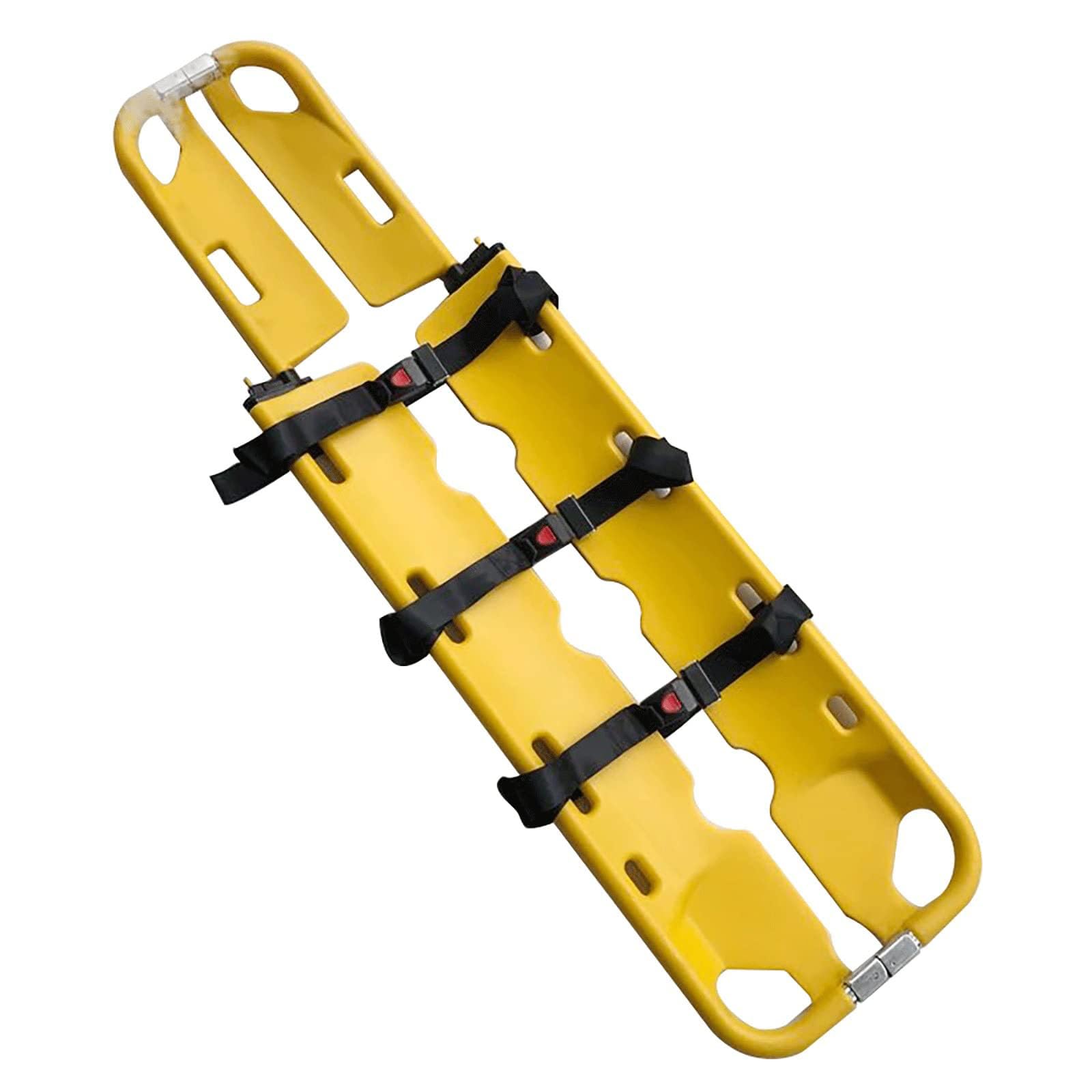 Camilla Médica De Rescate Para Traslado De Pacientes Con Diseño Plegable Y Ajustable, Correas De Seguridad Y Capacidad De 159 Kg, Adecuada Para Ambulancia Y Evacuación