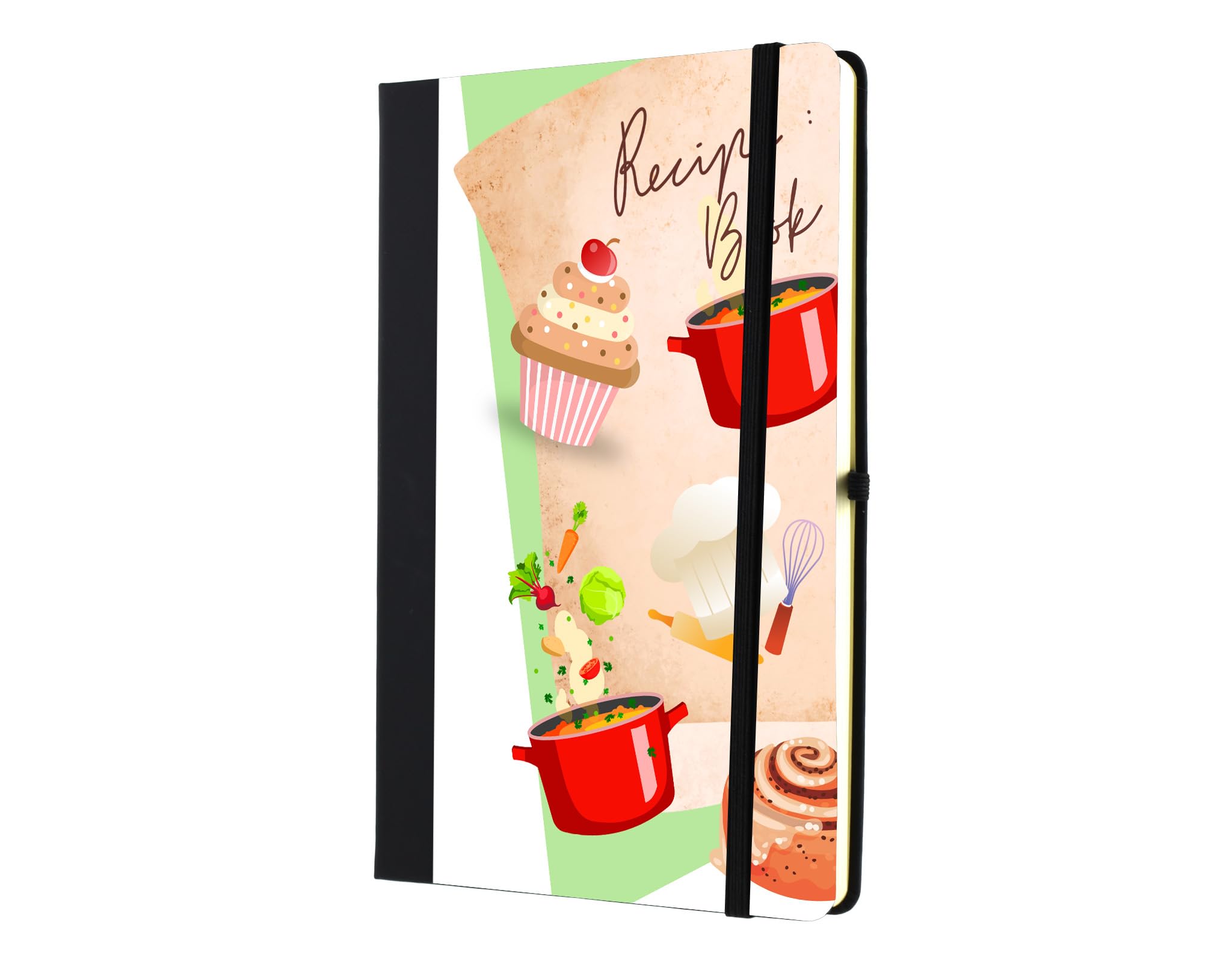 'Recipe Book' A5 Sized Lined Paper Scrapbook - Idea for Cooks & Food ...