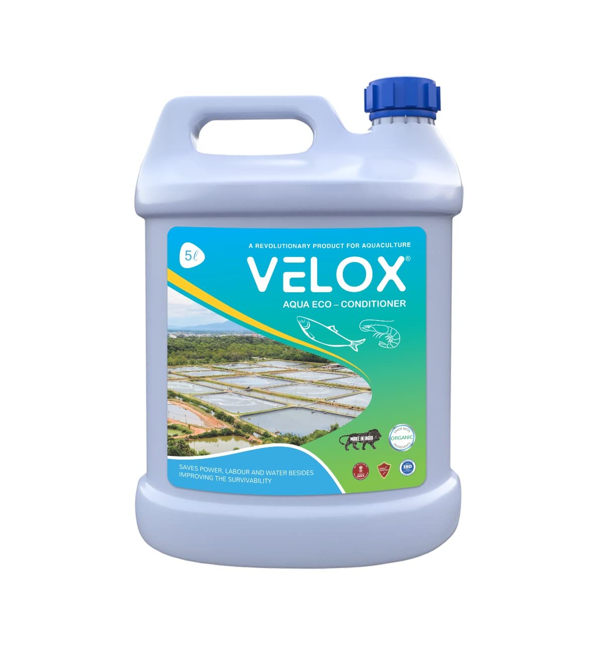 Velox Boost Liquid for Aqua Fish & Shrimp Farming Ponds Clean Water Healthy Fish Growth - 5 Litre for Fish BREEDING Ponds & Tanks and Lakes (B08KH96HW6) Amazon Price History, Amazon Price Tracker