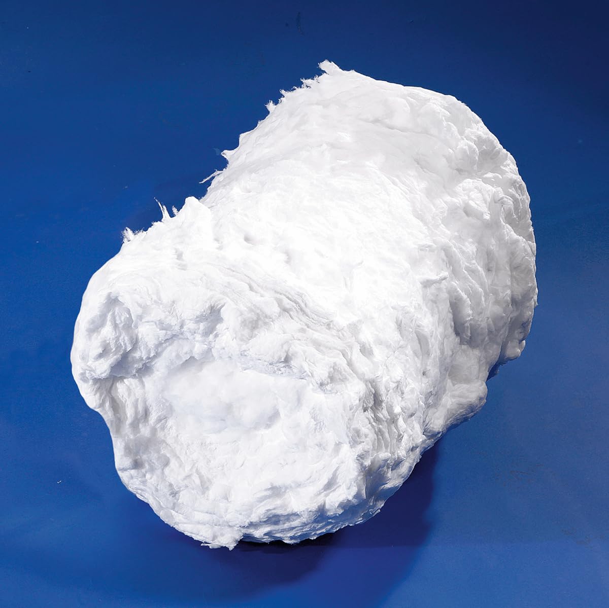 Formbarer Kunstschnee Schneewatte aus Glasfaser weiß 1 Rolle 60 x 40 cm Winterdeko Weihnachts-Dekoration