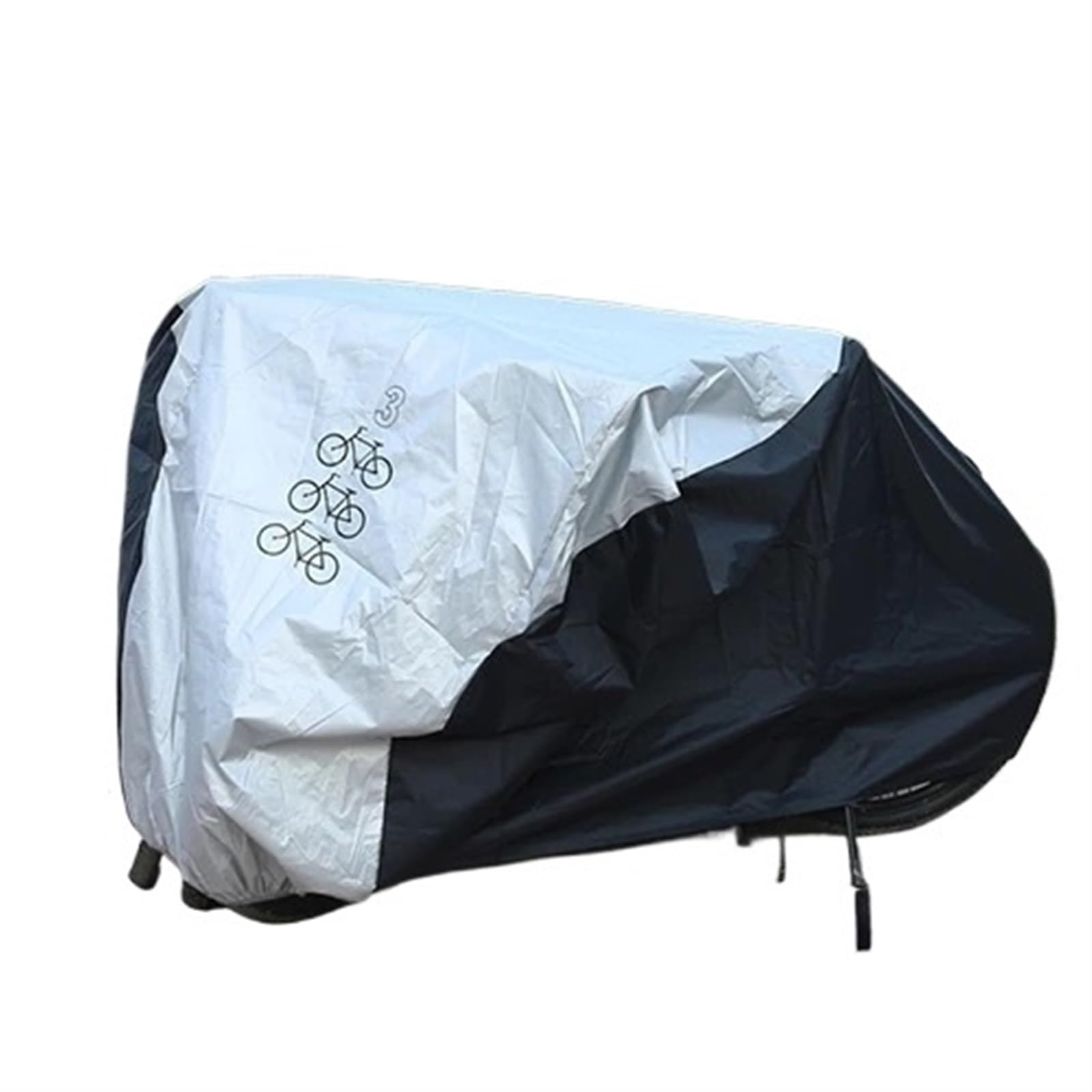bike cover Rain Sun Dust Protection Waterproof Bike Cover UV Snow Proof Bicycle Outdoor Protective Covers for 1/2/3 Bikes for Travel Camping Transportation(L for 3 bikes)