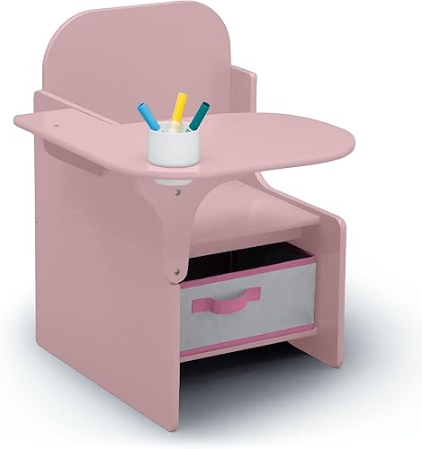 Miniatura 20 de Delta Children MySize - Escritorio con silla y compartimento de almacenamiento, certificación Greenguard Gold, blanco Bianca Bianca Blanco,Chocolate