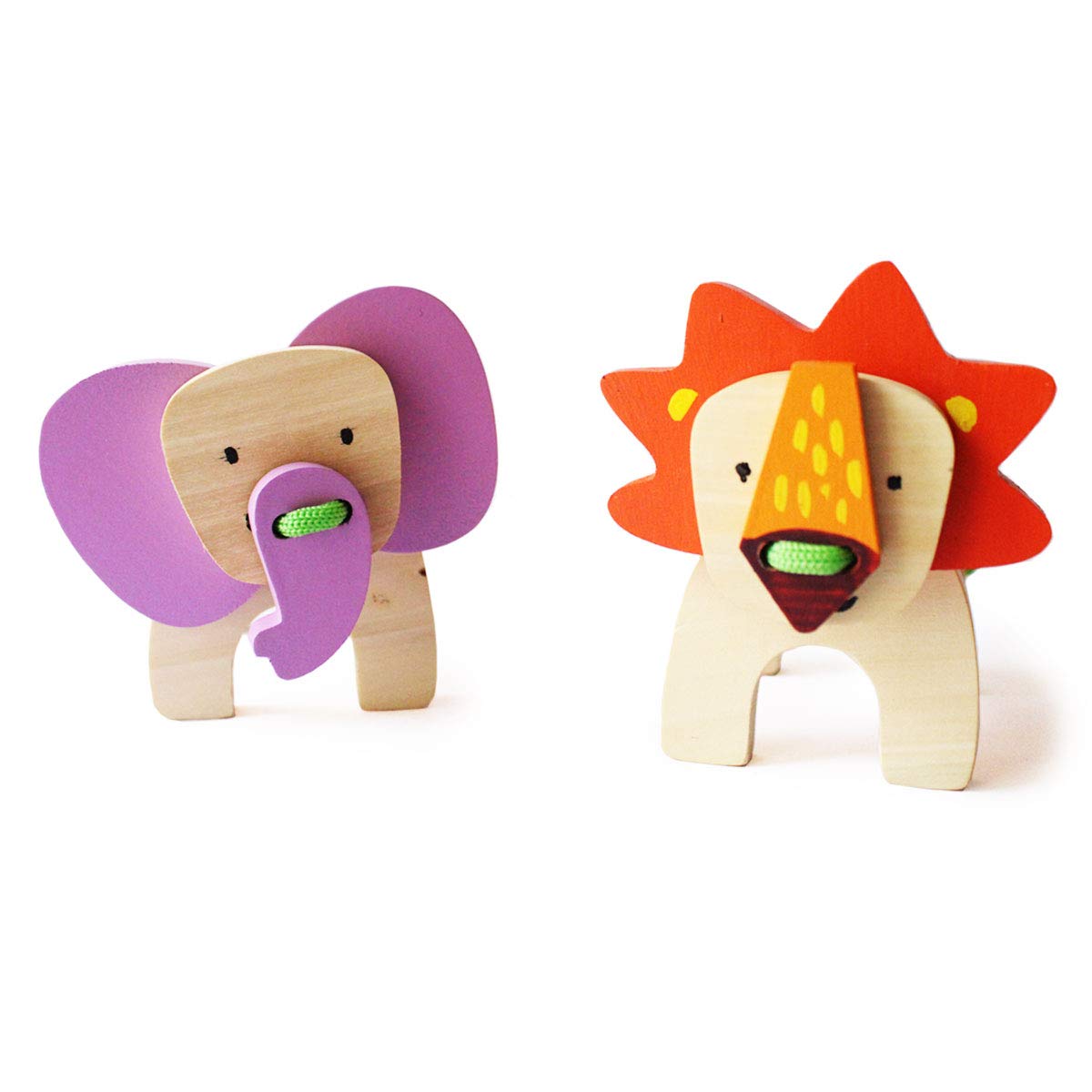 shumee 2-in-1 Wooden Lacing & Pegging Toys- Safari Animal Themed | 2 Years+ | Eco Friendly & Safe | Organic & Non Toxic | Focused Play (B08JW5BGJN) Amazon Price History, Amazon Price Tracker