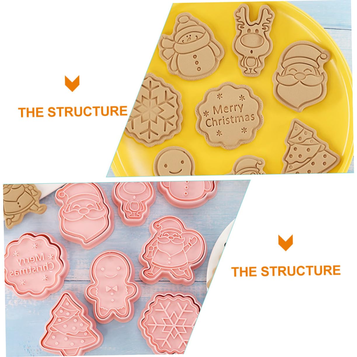 TOPBATHY 32 Pièces Emporte-pièces de Noël emporte-pièces de style de Noël emporte-pièces réutilisables matrice de decoupe moule de noel adorables moules à biscuits moule à biscuits pp