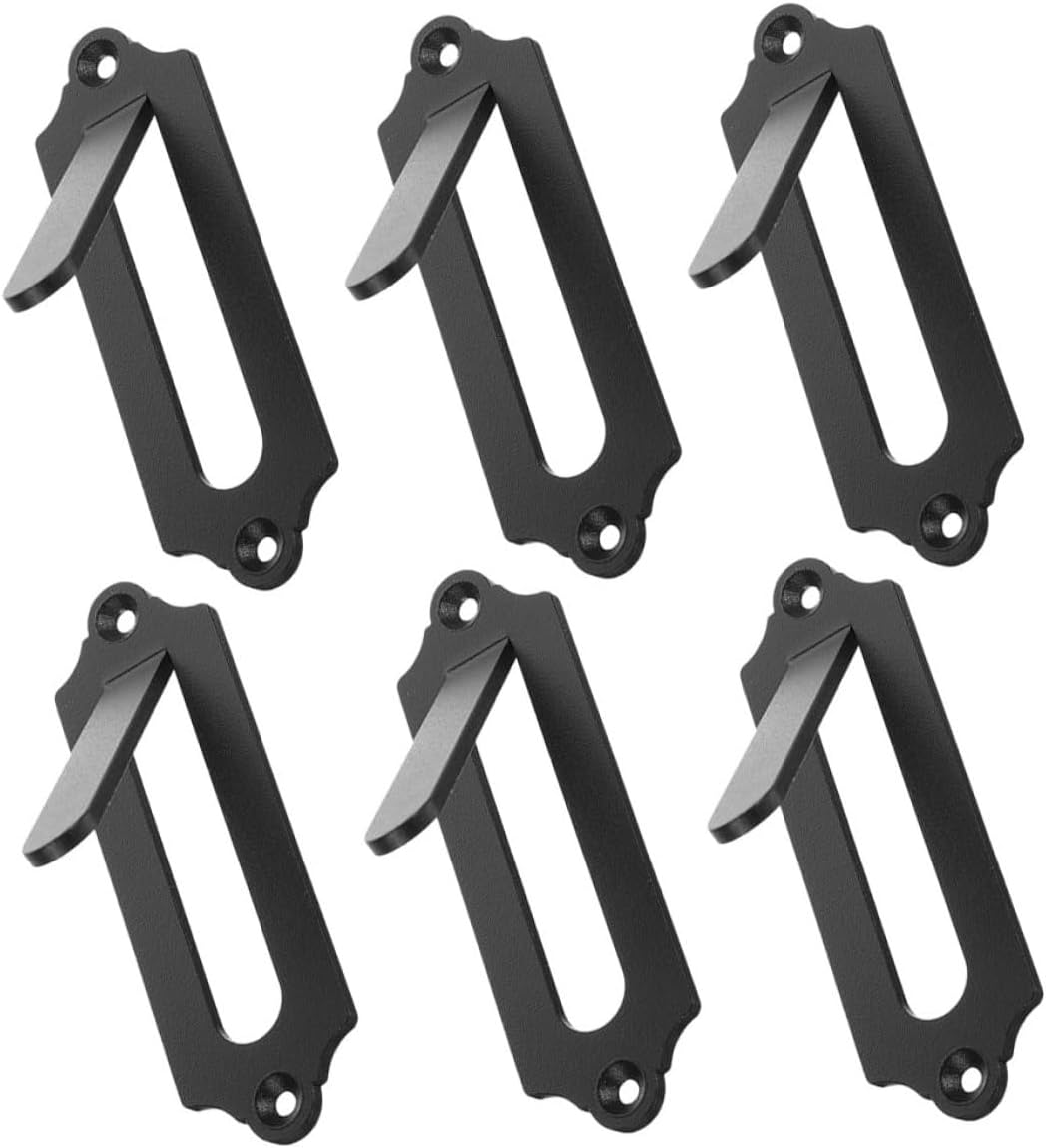 PRETYZOOM European Skull Mount Hanger Deer Head Mounting Kit 6pcs Wall Brackets for Antler Display Indoor Outdoor Animal Trophy Decor
