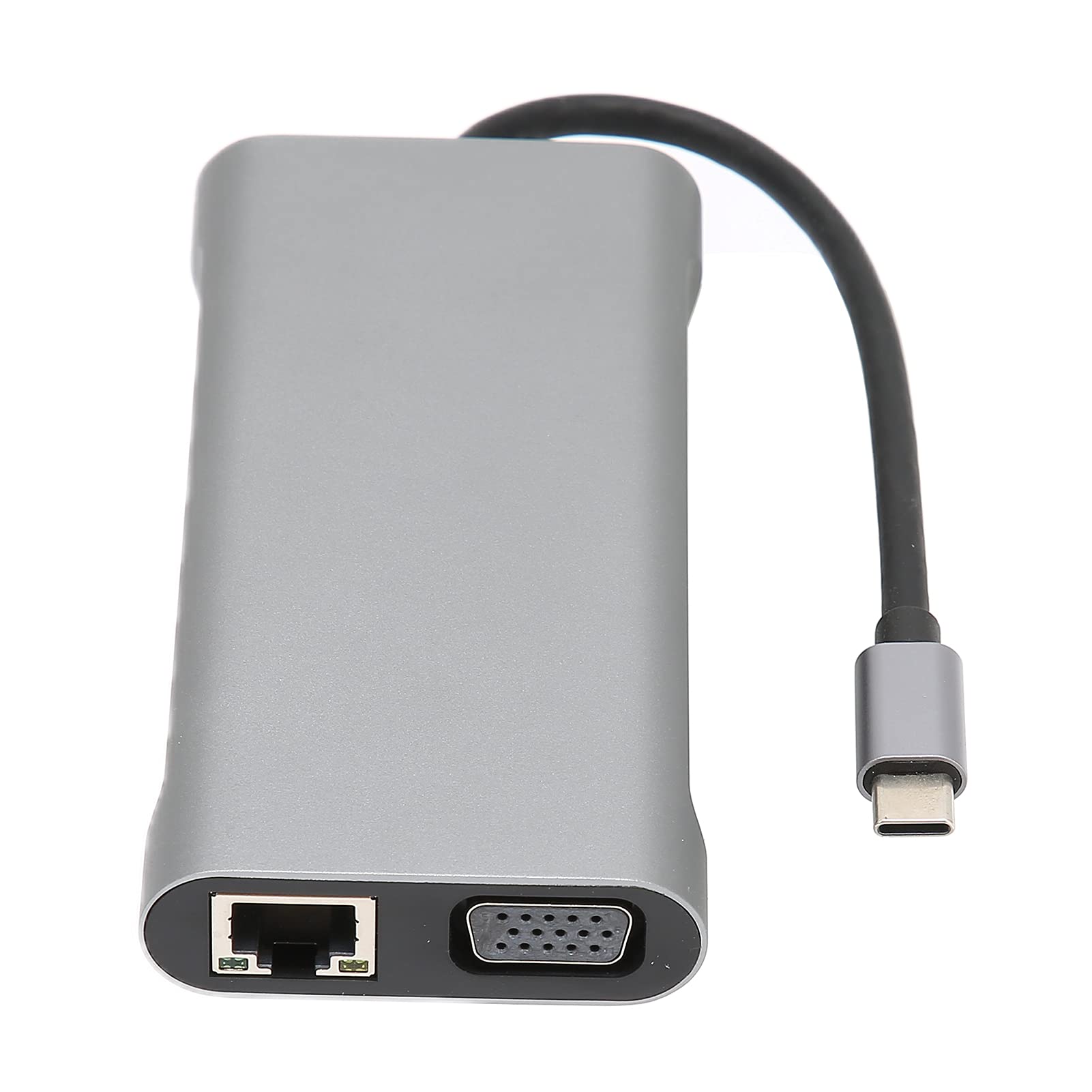 Dock di Espansione Portatile 11 in 1 in Lega di Alluminio per Computer di Tipo C con velocità di Trasferimento Elevata per Viaggiatori D'affari