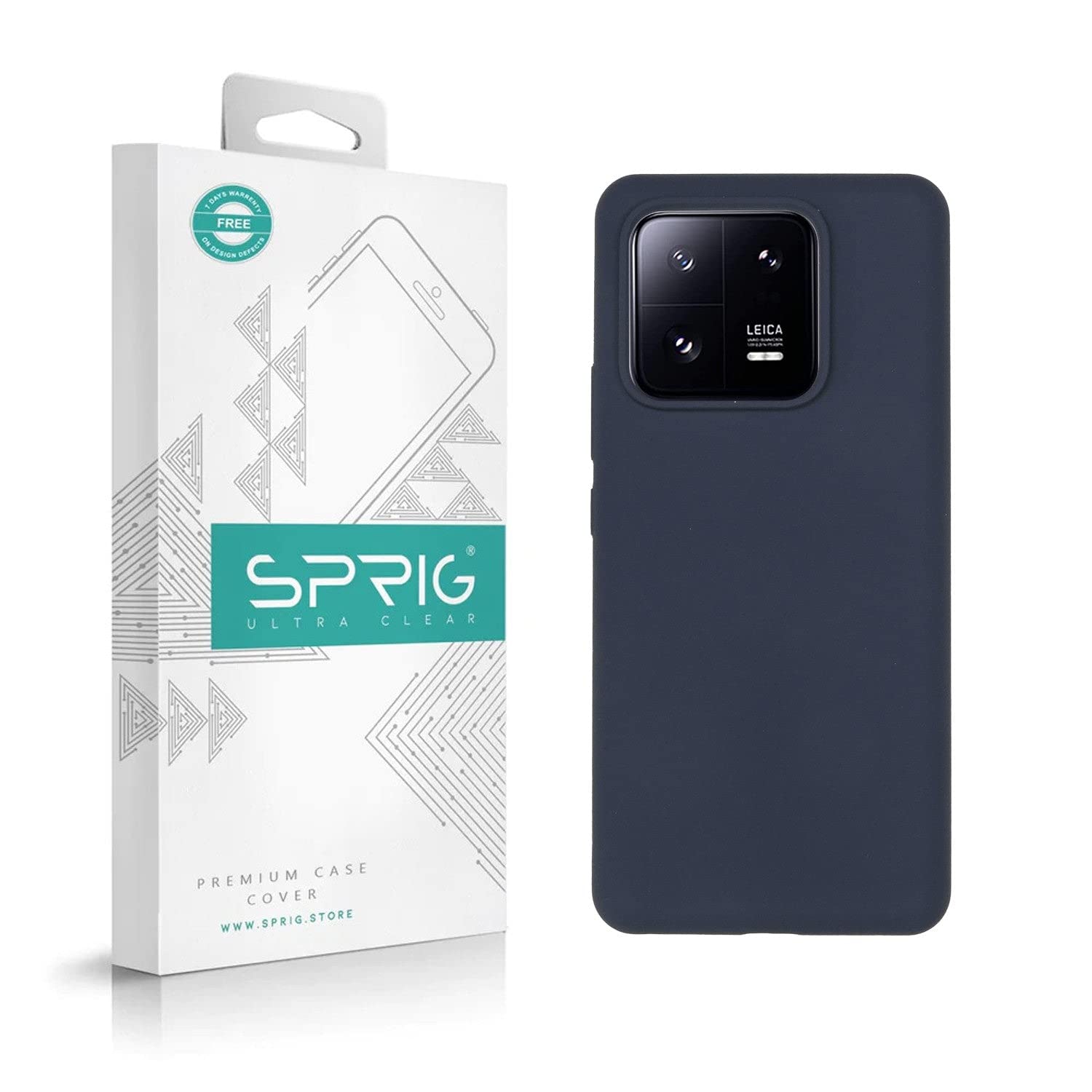 SPRIG Compatible with Mi 13 Pro Phone Liquid Silicone Cover Premium Back Cover Drop Tested Shock Proof Mobile Case for Men, Women, Boys and Girls with Camera Protection (Charcoal Grey) (B0C5N2PJB4) Amazon Price History, Amazon Price Tracker