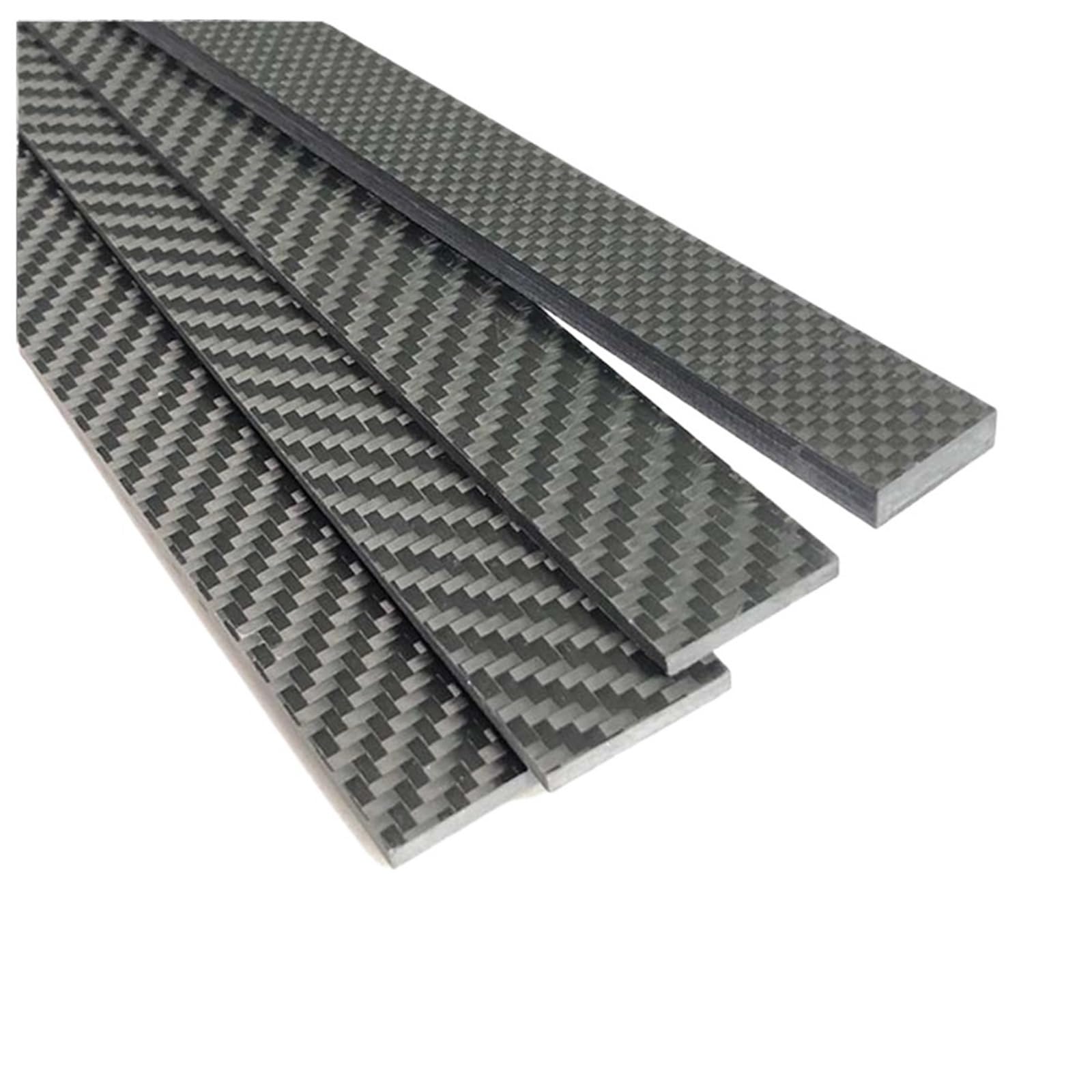 1PC 3K Carbon Fiber Sheet Thickness 0.2-6mm High Strength Carbon Fiber Board Carbon Strip Carbon Flat Strip(6.0x13x400mm)