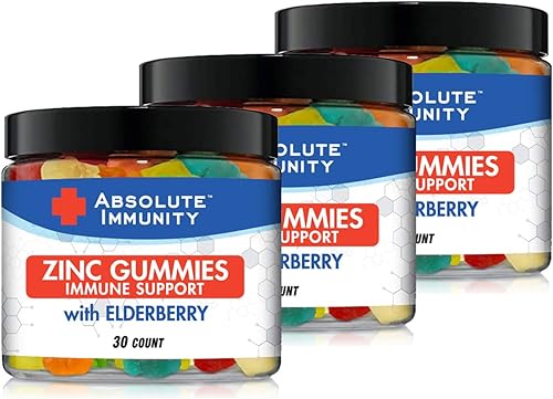 Miniatura 3 de Absolute Immunity-3 Pack - Gomitas de Zinc y Elderberry - Salud del Sistema Inmune - Adultos y Niños 90ct