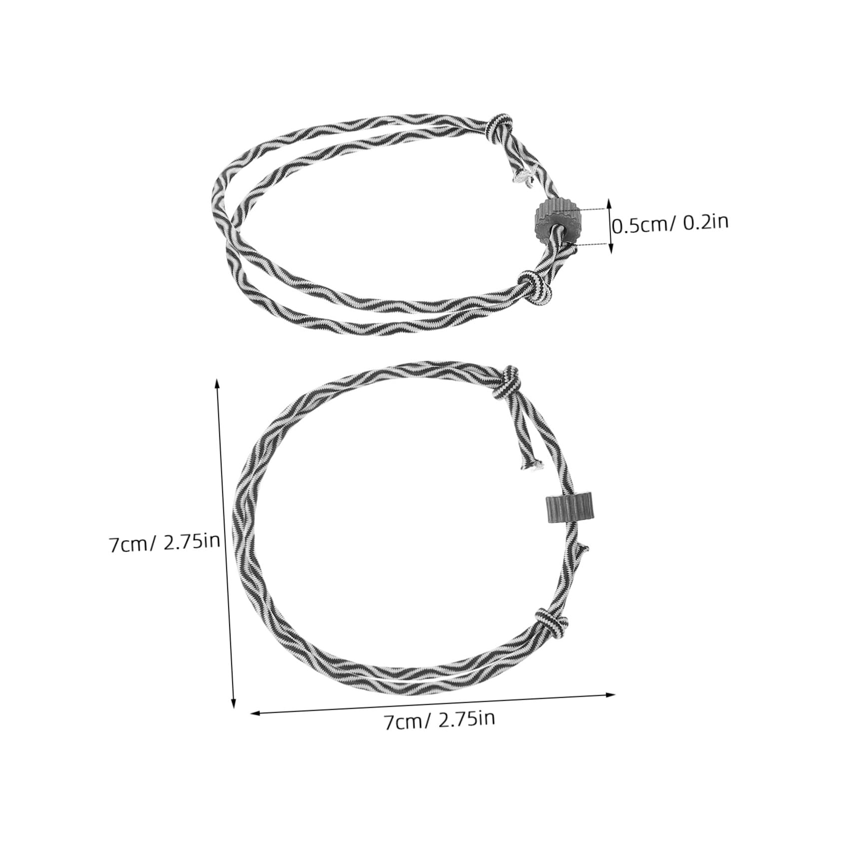 Happyyami 2Pcs Tungsten Carbide Window Breaker Bracelet Emergency Vehicle Escape Tool Quick Exit Car Safety Device Self Rescue Wrist Strap for Emergencies