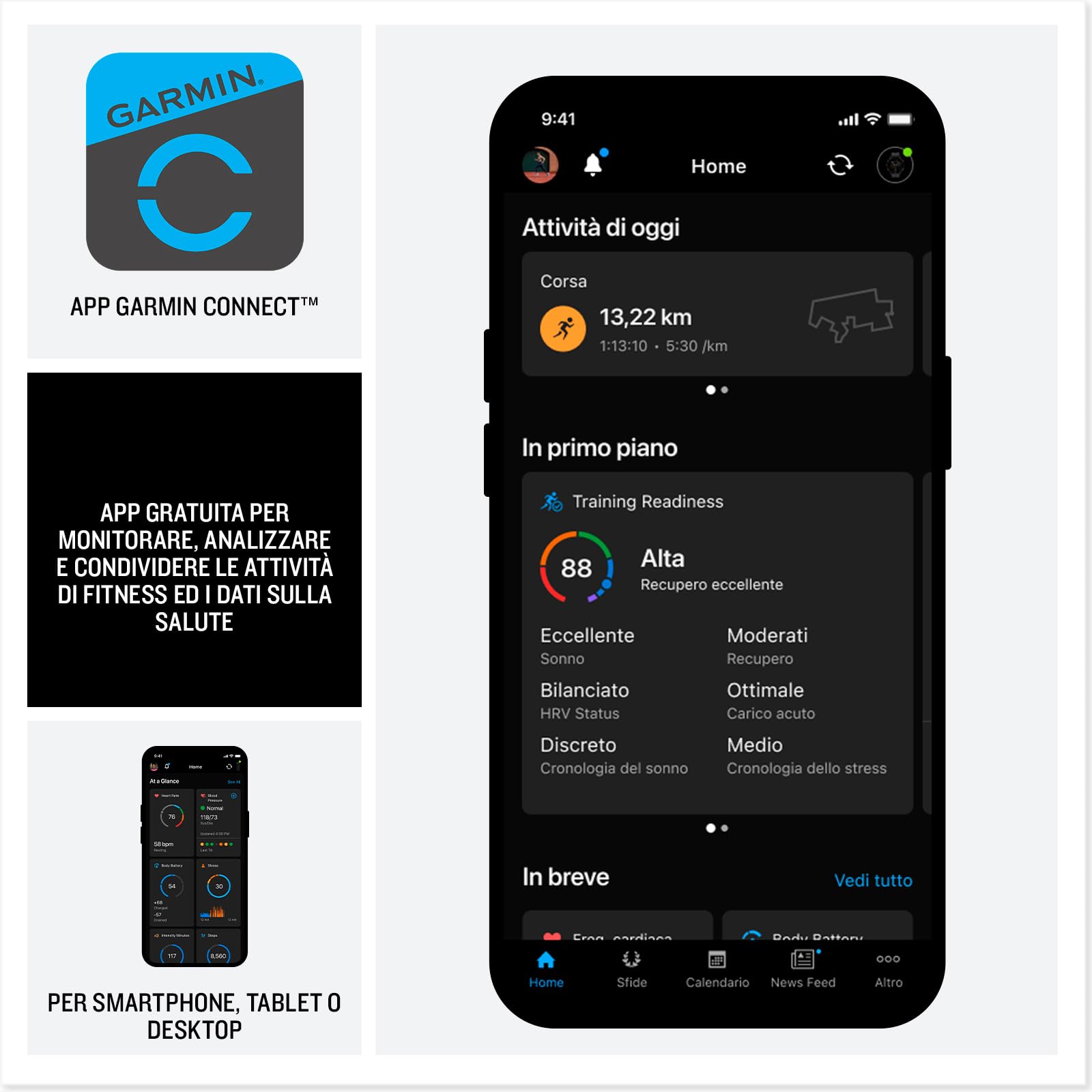 Garmin Venu X1, GPS Smartwatch, Ampio Display AMOLED 2", Torcia LED, Cassa Ultra Sottile da 8 mm, 100 App Sportive Precaricate, Autonomia fino a 8 giorni, Cinturino in Nylon ComfortFit, Black