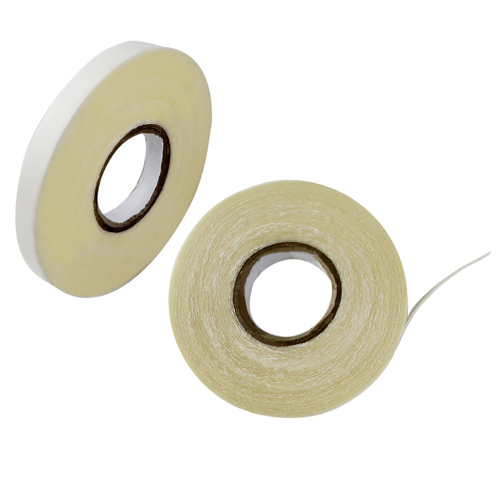 Full Shine Replacement Tape Hair Extension Double Sided Tape Replacement Tapes for Hair Extension White 5/16"(0.8cm)×12 Yards