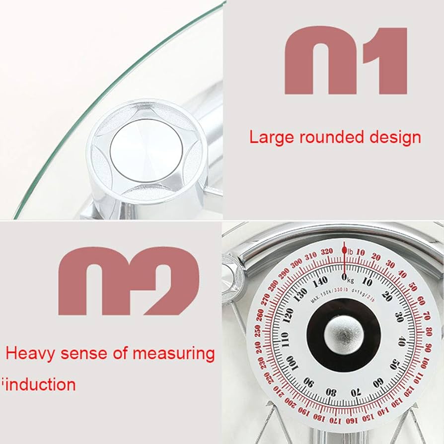 Amazon.co.jp : 高さポール付き医師体重計、バスルームスケール