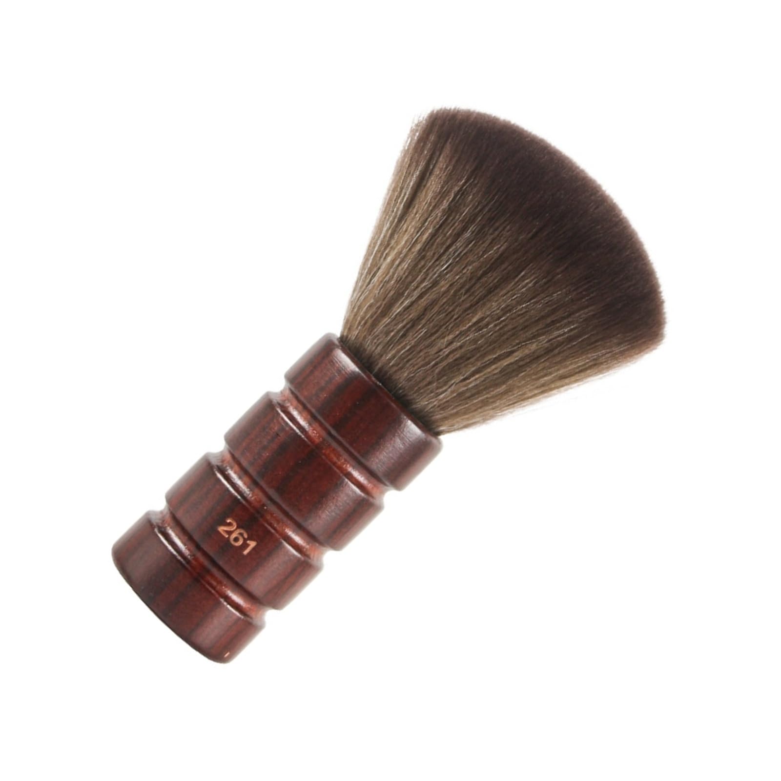 Brosse De Nettoyage De Cou De Barbier, Manche En Bois Avec Crochet, Brosse De Nettoyage De Coiffure, Brosses De Balayage De Cheveux Naturels For Salon De Coiffure | C