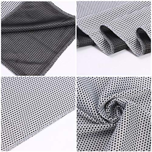 Toalha de resfriamento instantâneo, toalha de microfibra para academia, toalha esportiva de secagem