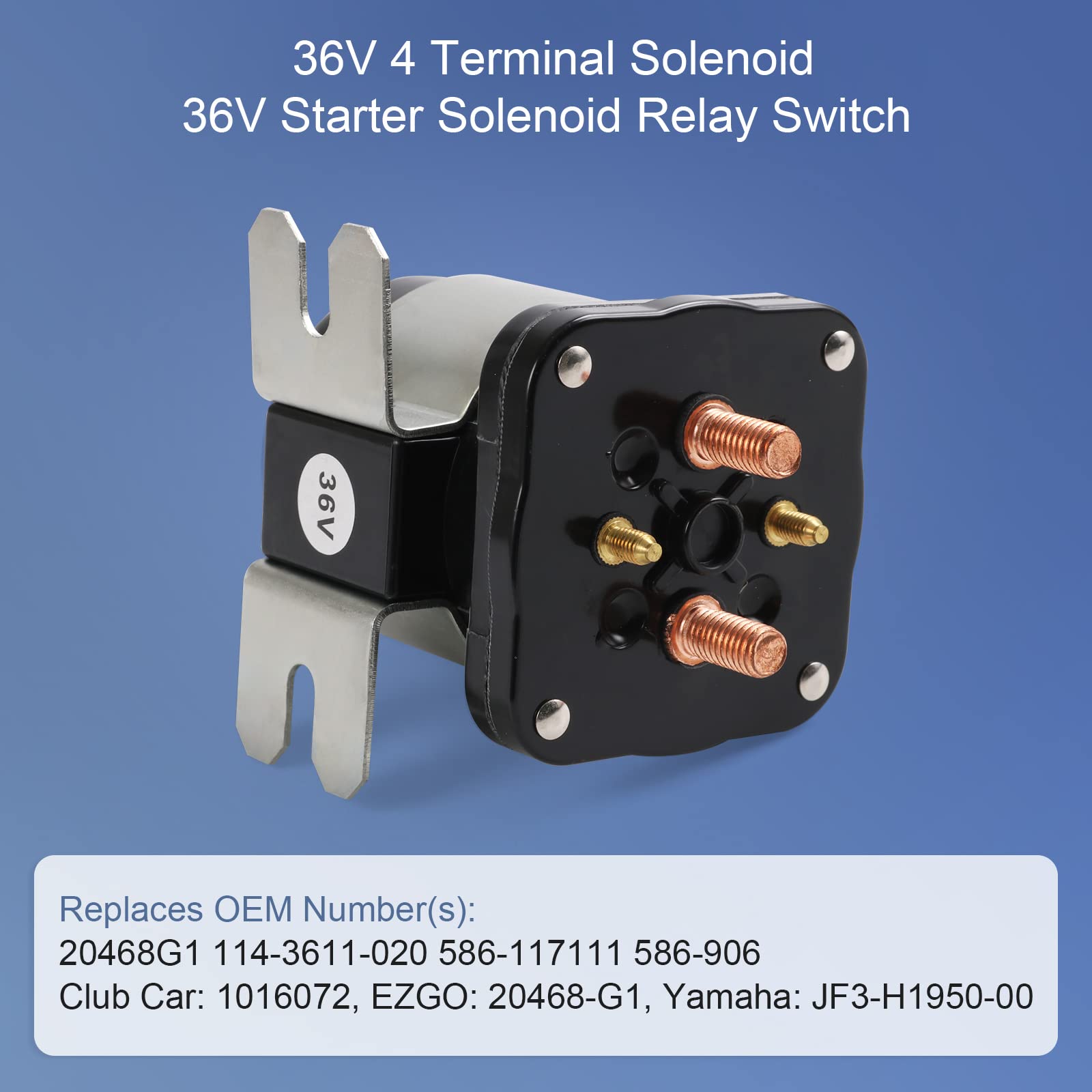 Amazon.com: LDMINDA 36V 4 Terminal Solenoid 20468G1 36V