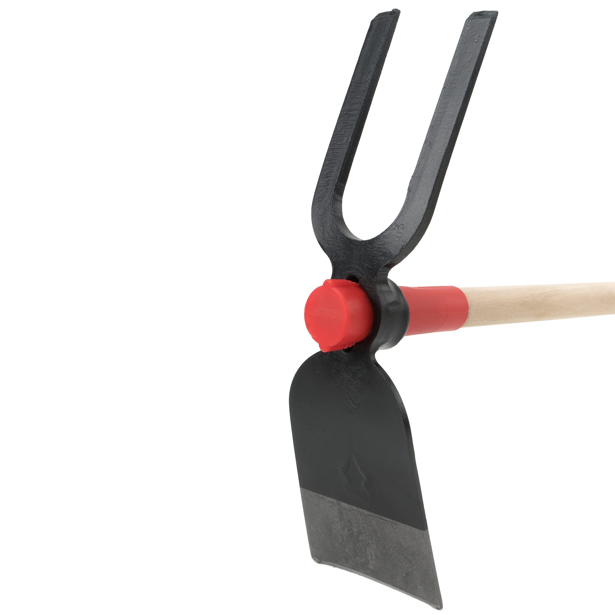 Bellota HOE228AW1000AP - Zappetta Forgiata con Sistema Anti-Rotazione - Testa a Doppio Uso - Zappa e Piccone con Manico in Legno - Attrezzi per il Giardinaggio, Orto e Serra