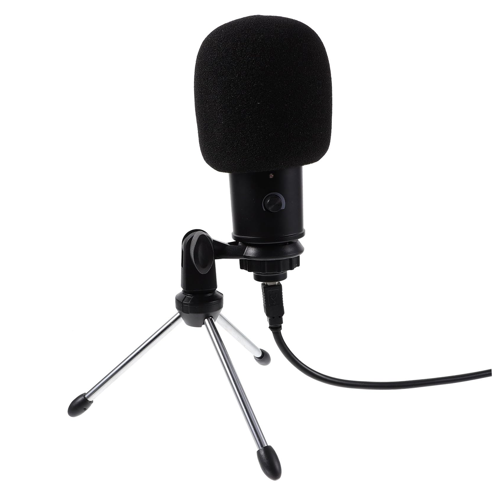 1zestaw Mikrofonów Usb Do Komputerowego Nagrywania z Przegubowym Stojakiem Idealny Do Gier Konferencji i Streamingu Styl Losowy