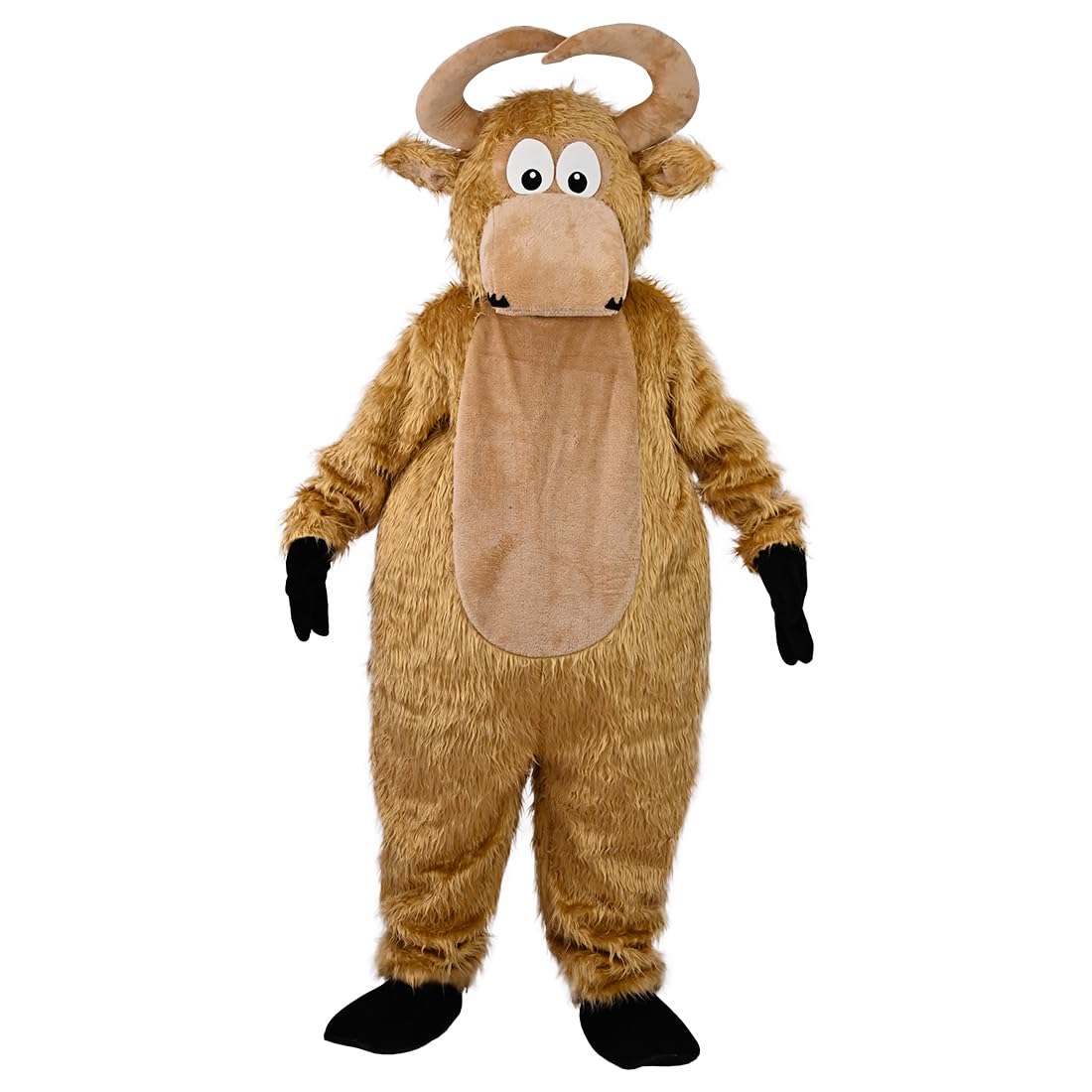 Brown Yak Cattle Mascot Costume Cartoon For Adult Party Cosplay