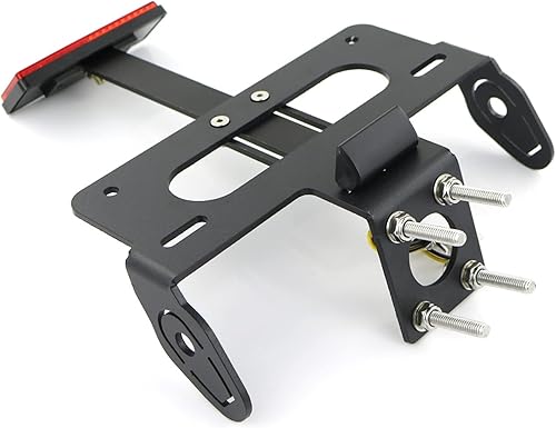 Miniatura 5 de Protector de licencia Soporte de placa trasera de motocicleta con cola ligera, eliminador de guardabarros ordenado para Yamaha YZF R7 MT-07 FZ-07