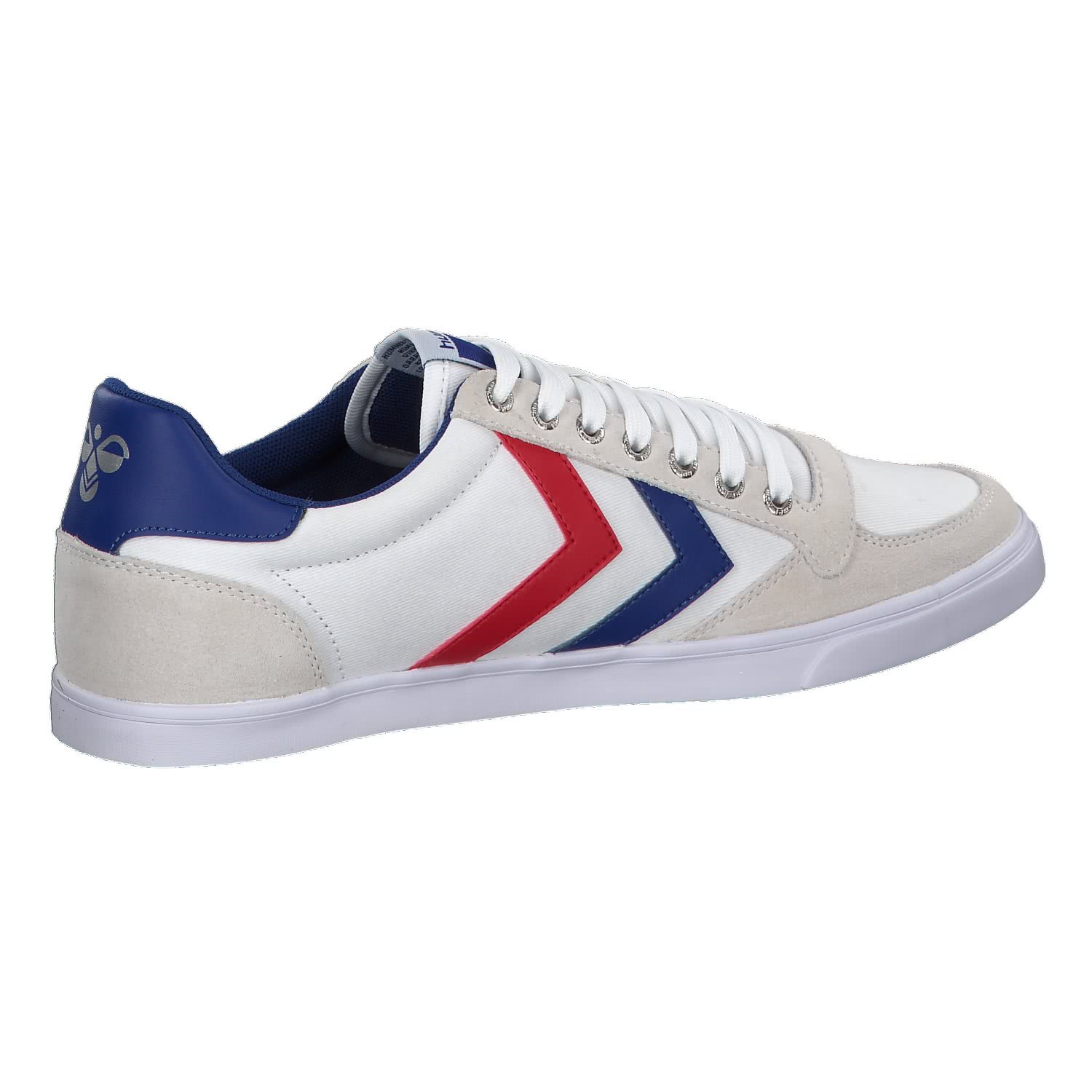 hummel Unisex Slimmer Stadil Low Sneaker, White, Size 44