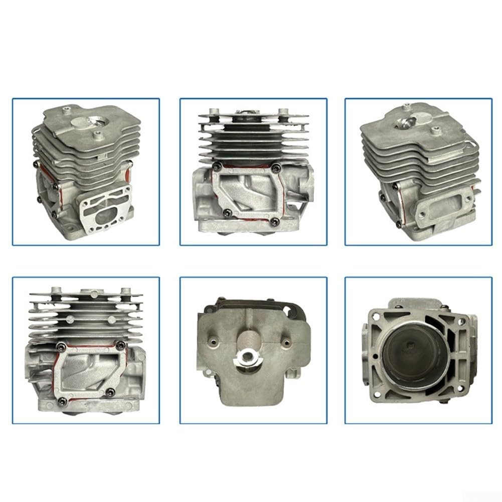 Kit pistone cilindro, 1 set per soffiatore a foglia di ricambio P100006300 compatibile con modelli PB-8010 PB-9010 Ripristina le prestazioni del motore appassionati di riparazione fai da te