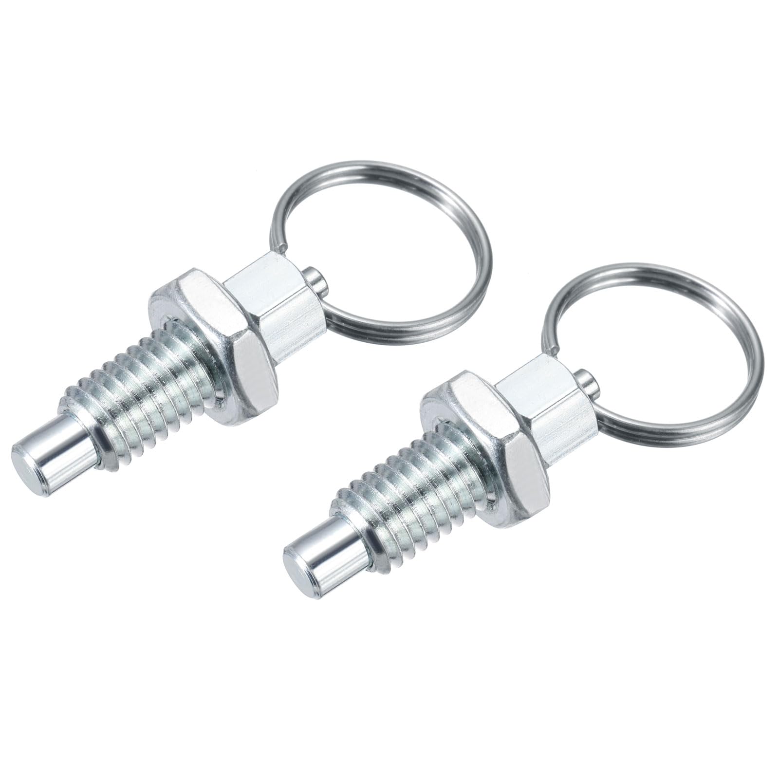 PATIKIL 2 Pcs Spring Plunger with Pull Ring