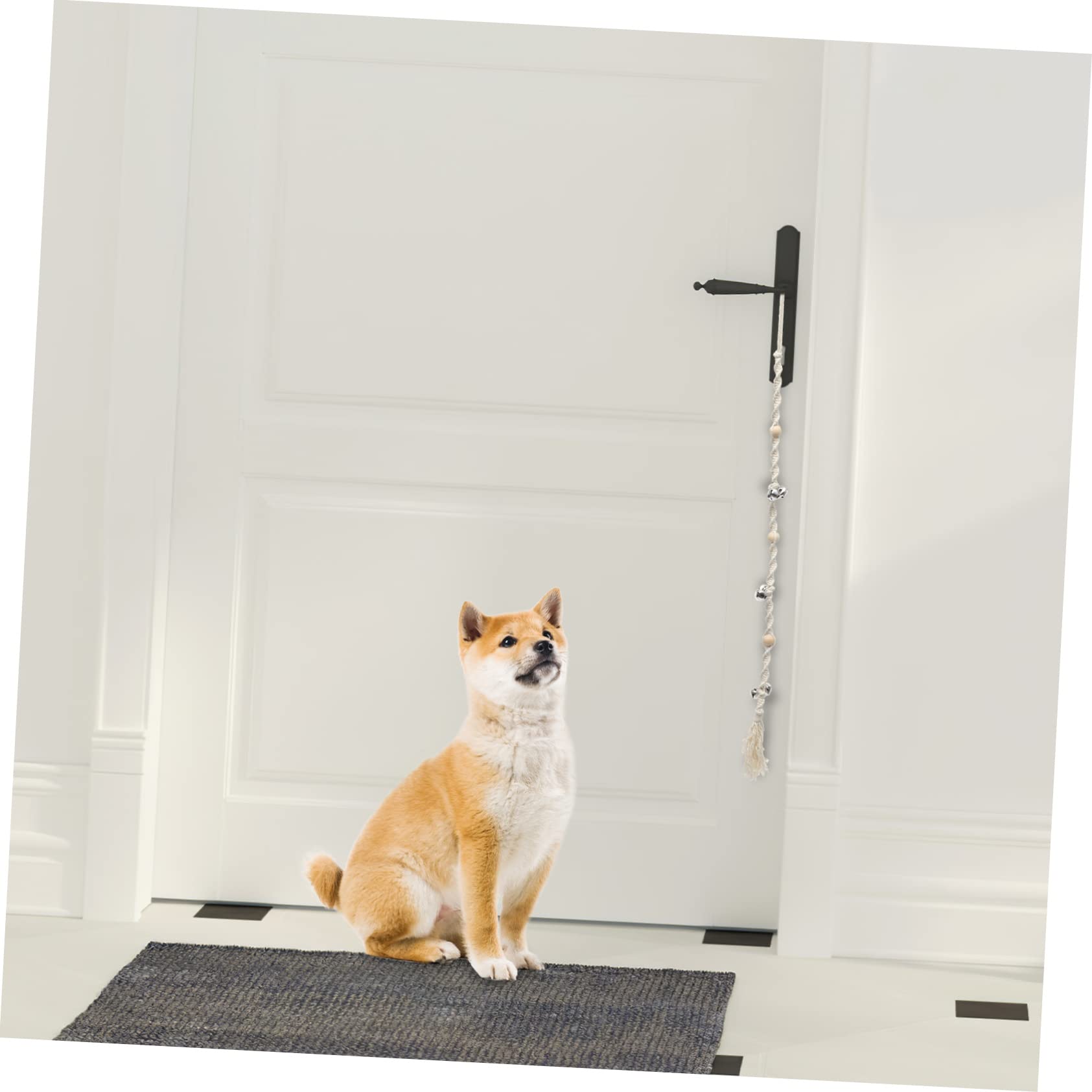 POPETPOP 4piezas Timbre Colgante para Perros Decoración Creativa y Funcional Accesorio De Entrenamiento para Mascotas para Puertas y Entrenamiento De Perros
