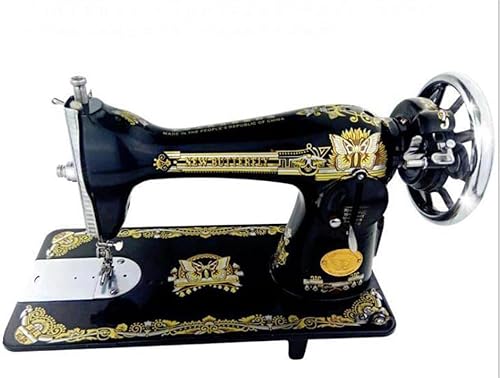 Miniatura 2 de Nueva máquina de coser semiindustrial de negrita Bee Butterfly con manivela alimentada a mano sin electricidad tamaño 145 x 7 pulgadas