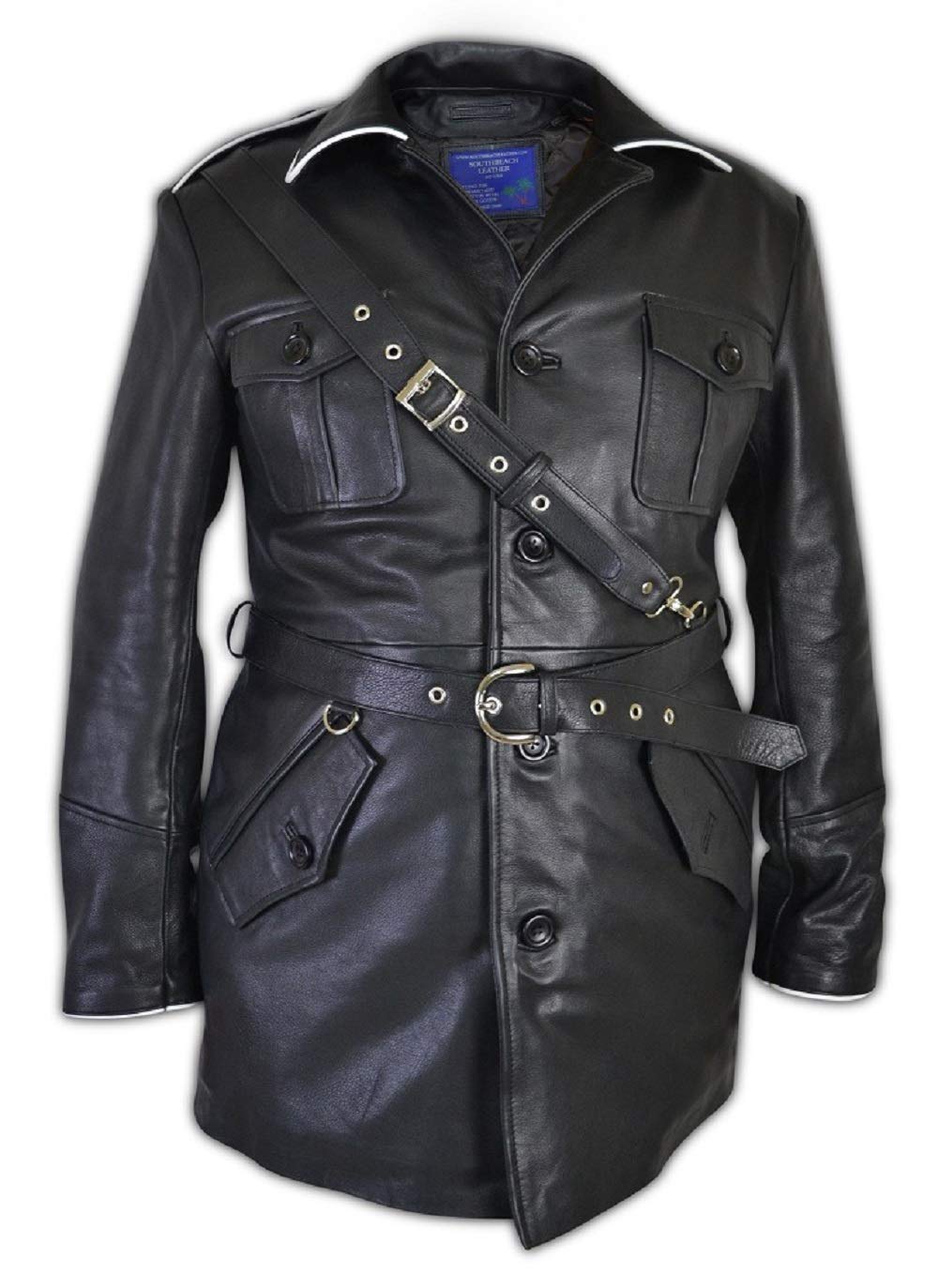 German World War 2 Military M65 Field Jacket Costume Leather Jacket