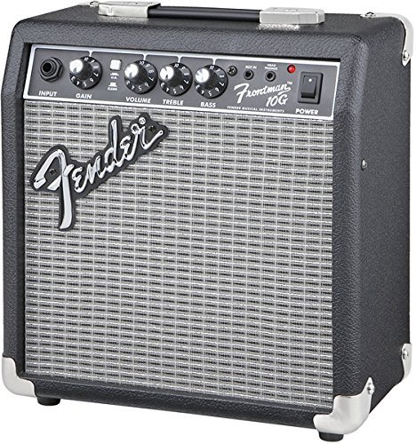 Fender Frontman 10G Guitar Combo Amplifier - Black Bundle With Instrument Cable And Picks #TOP4