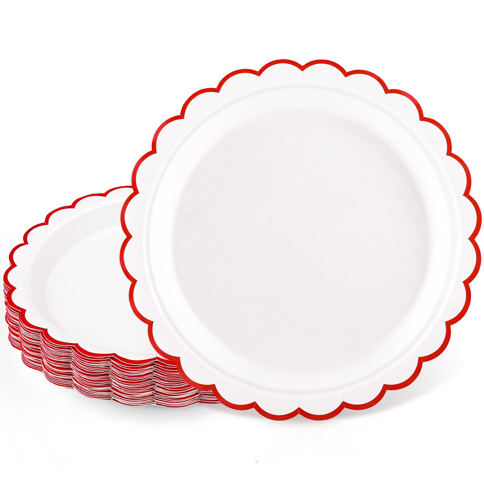 NatNarr Ivory Paper Plates - 30 Pack -18